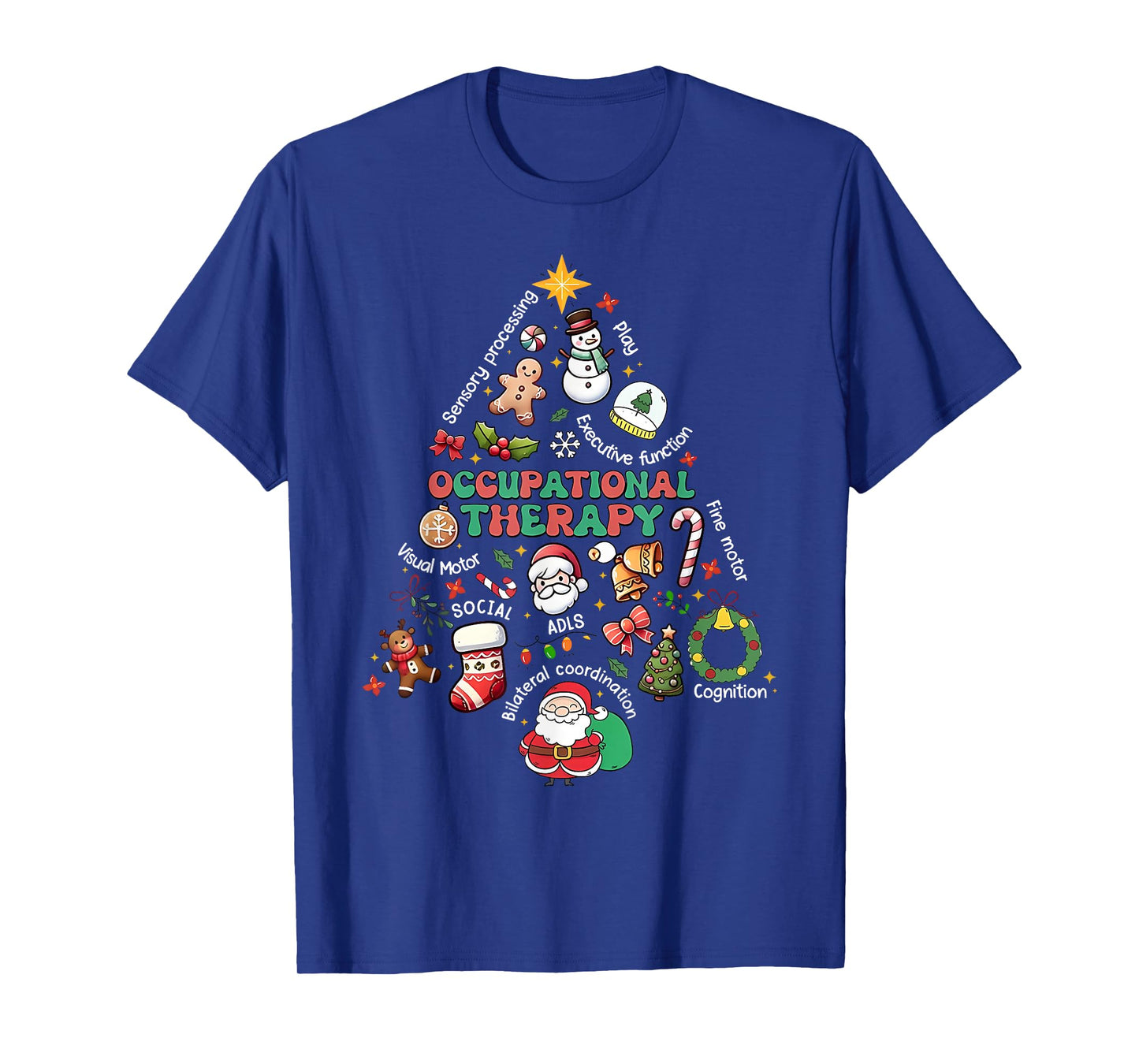Occupational Therapy Christmas Tree OT Special Education T-Shirt