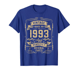 Vintage 1993 33yr 33rd Birthday Gifts for Men 33 Years Old T-Shirt