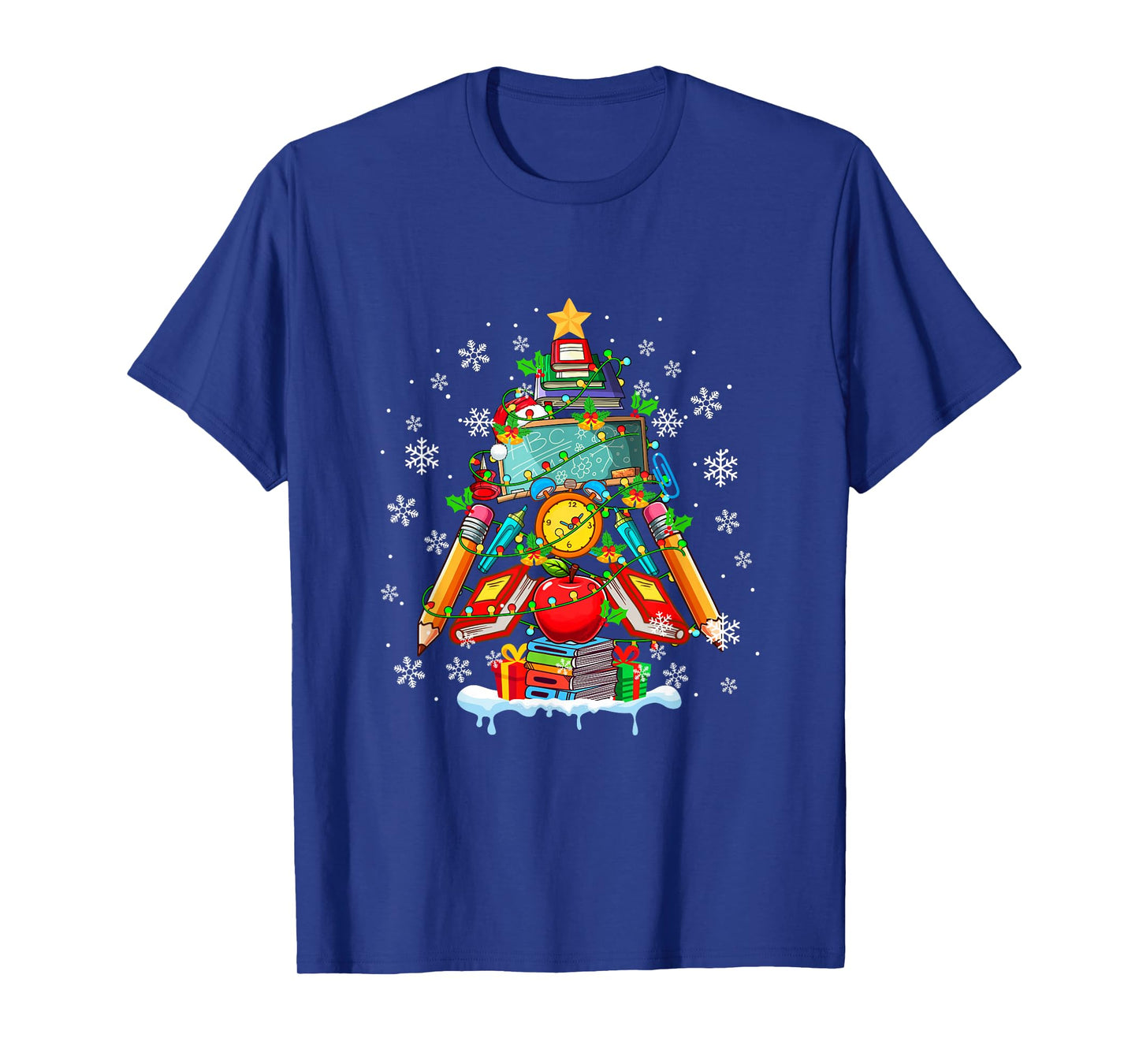 Paraprofessional Tools Colorful Xmas Tree Job Team Lover T-Shirt