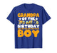 Grandpa Birthday Crew Construction Excavator Kids Family T-Shirt