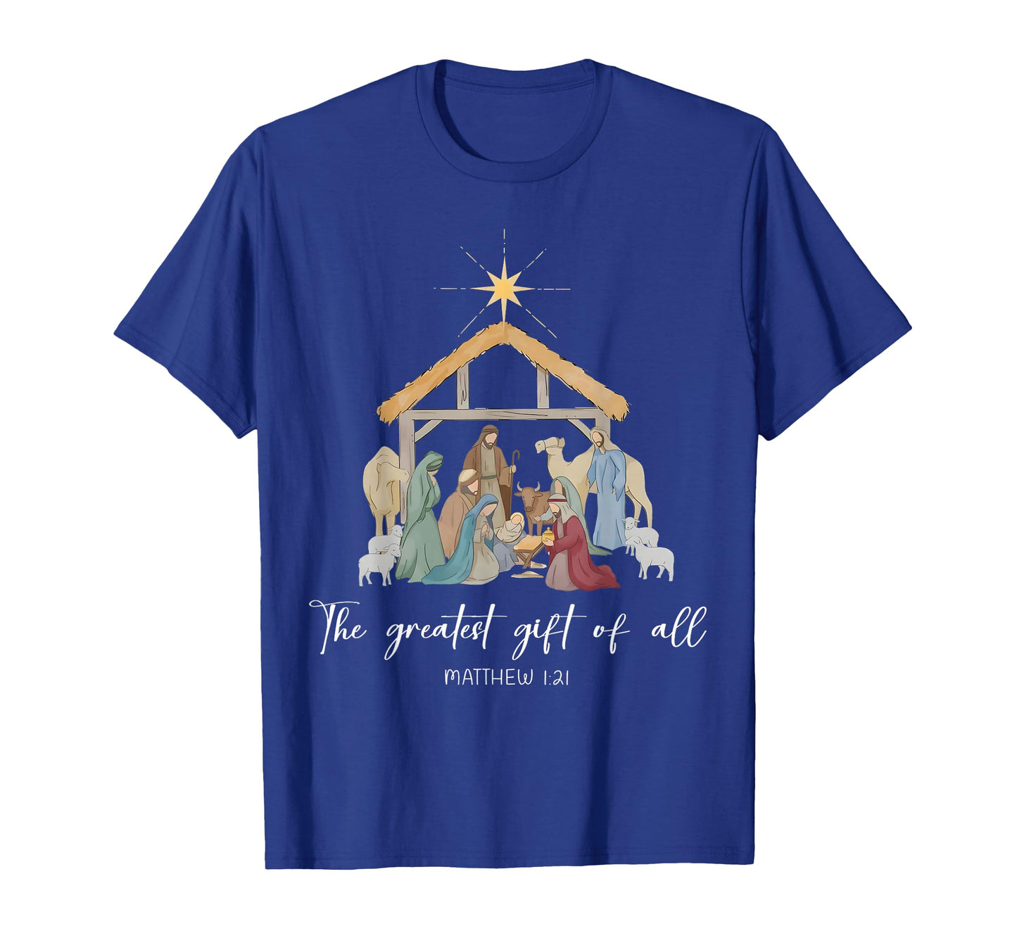 The Greatest Gift for All Christmas Nativity Jesus Christian T-Shirt