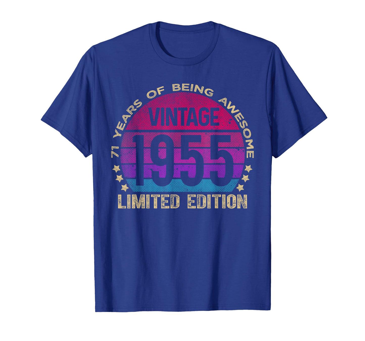 71 Year Old Gifts Vintage 1955 Limited Edition 71st Birthday T-Shirt