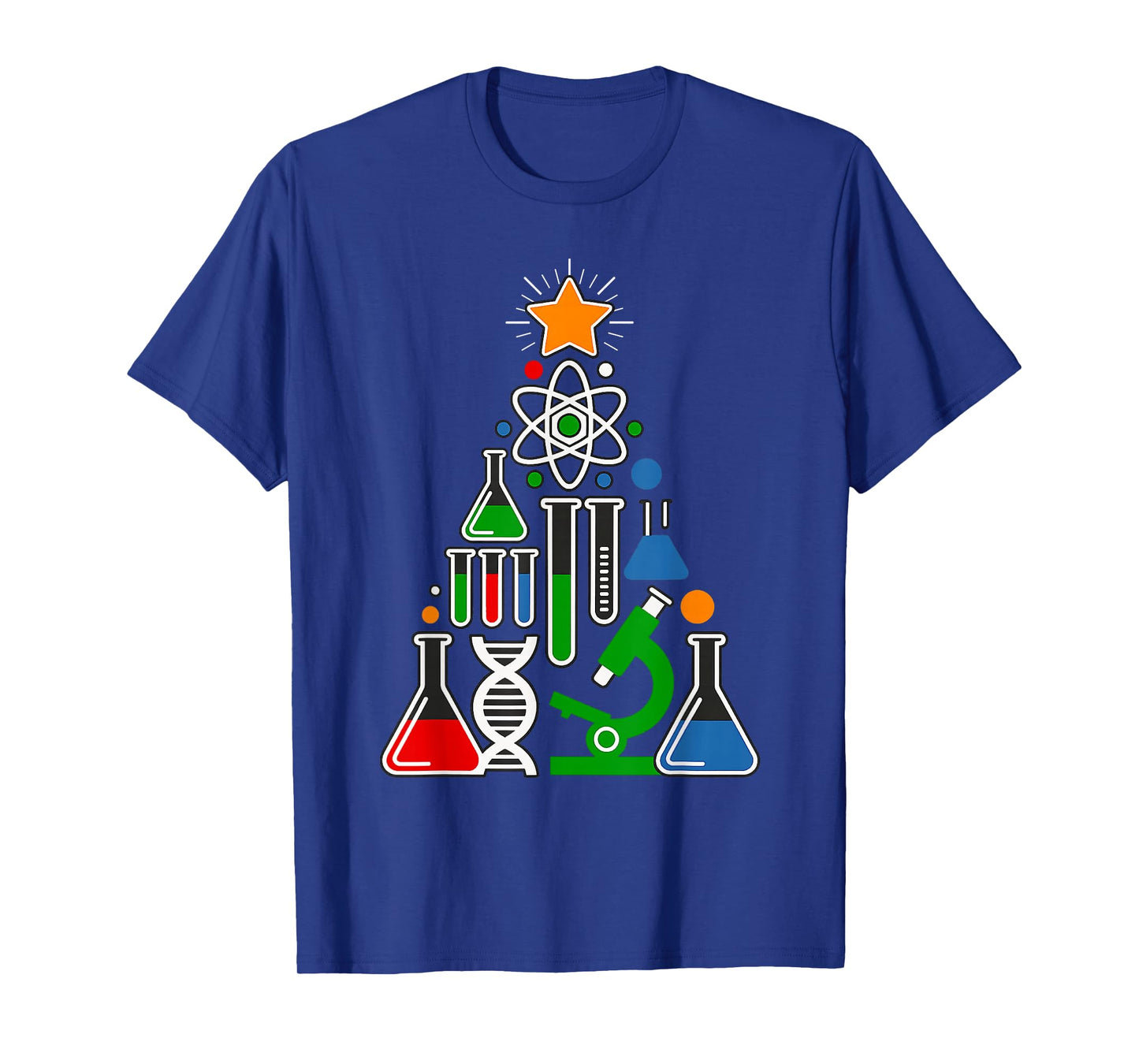 Science Christmas Tree - Cool Atom Xmas Pajama T-Shirt