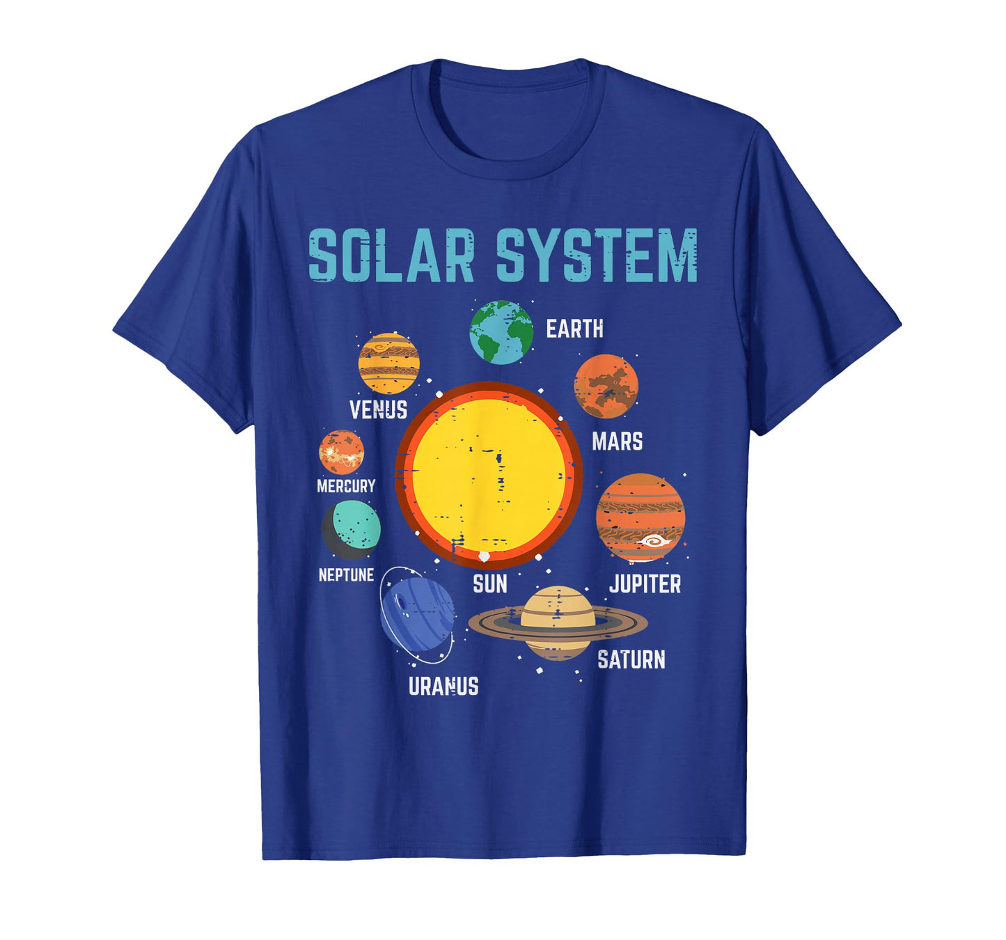 Solar System Sun Planets Galaxy Astronomy Men Women Kids T-Shirt