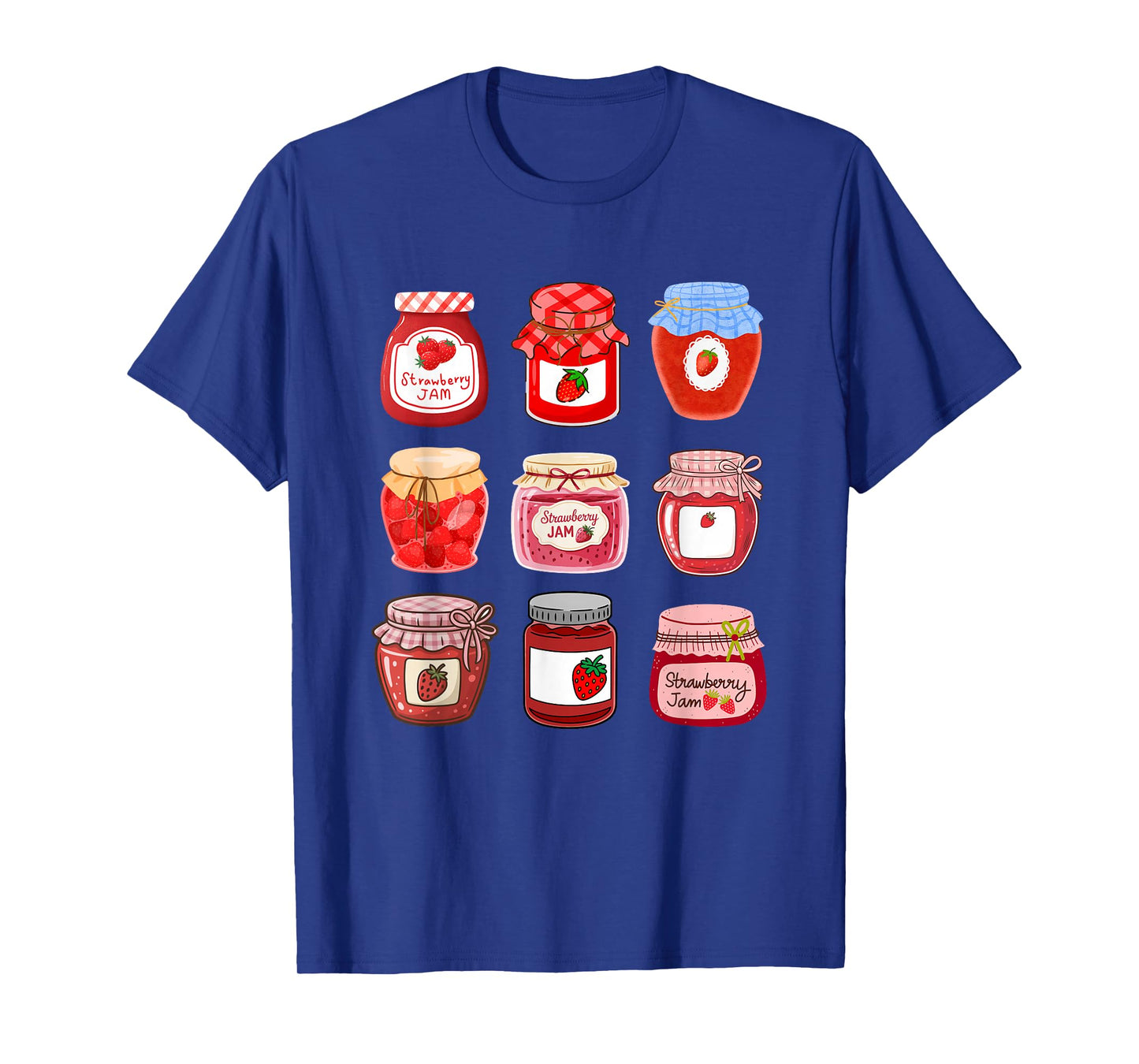 Stawberry jam jar Print Cute jam T-Shirt