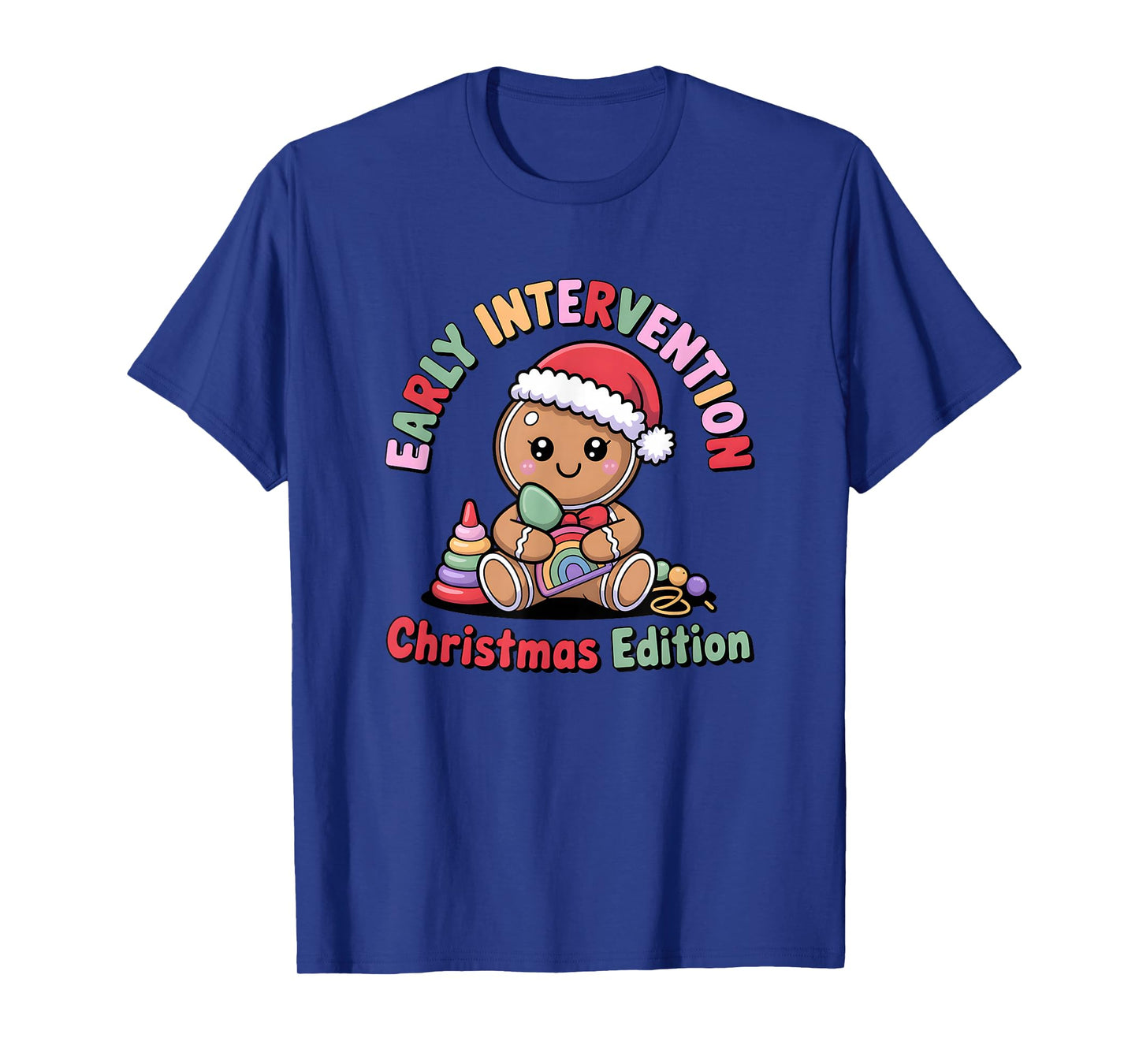 Cute Gingerbread Early Interventionist T-Shirt