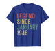 Legend Since January 1946 80th Birthday Gifts 80 Year Old T-Shirt