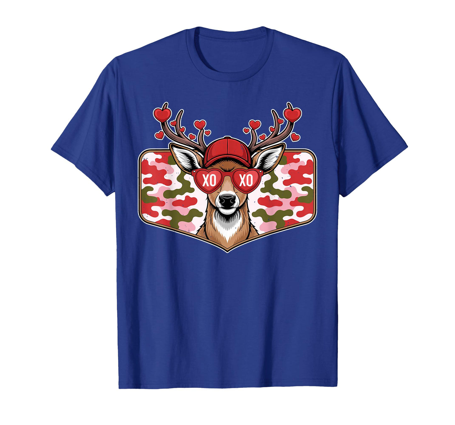 Valentine Buck XO for Boys Girls Men Women Valentines Day T-Shirt