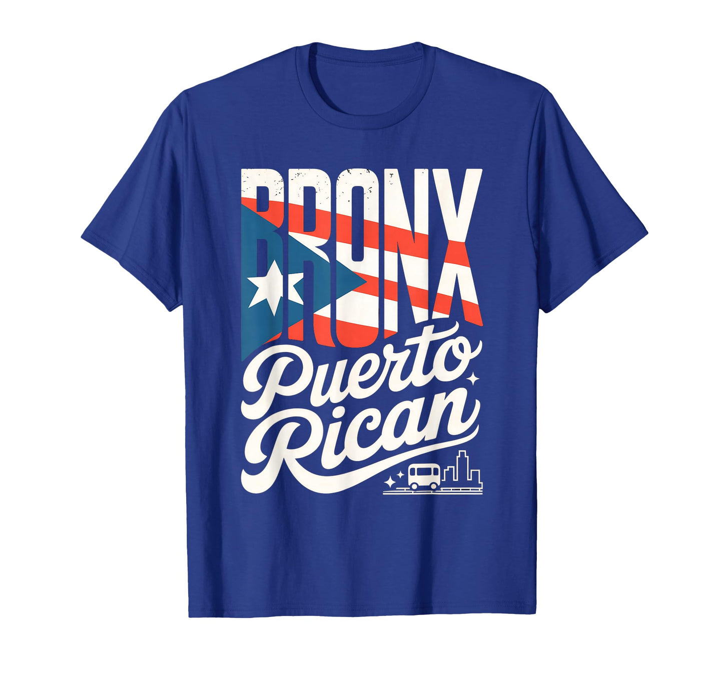 Bronx Puerto Rican Proud USA Flag New York Latino Culture T-Shirt