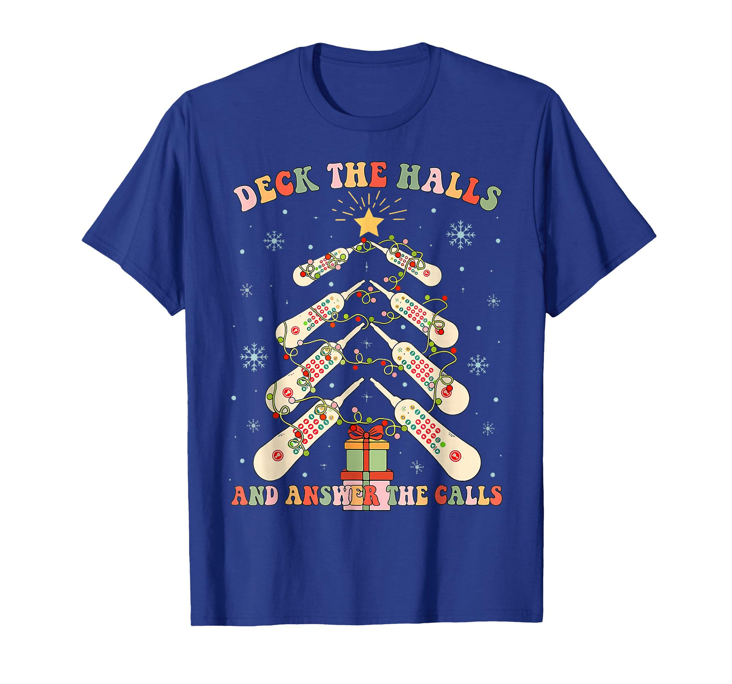 Funny CNA Nurse Christmas Medical Xmas Trees Nursing Nurses T-Shirt