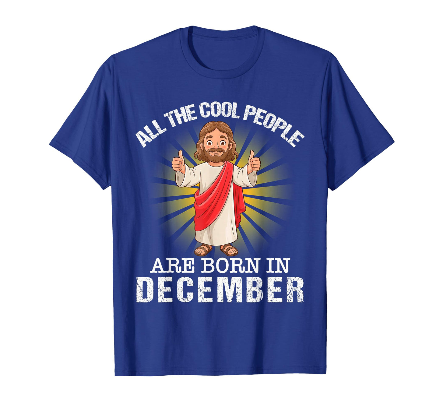 Cool People are Born in December Christian Jesus Christmas T-Shirt