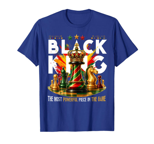 Black History The Most Powerful Piece in The Game Black King T-Shirt