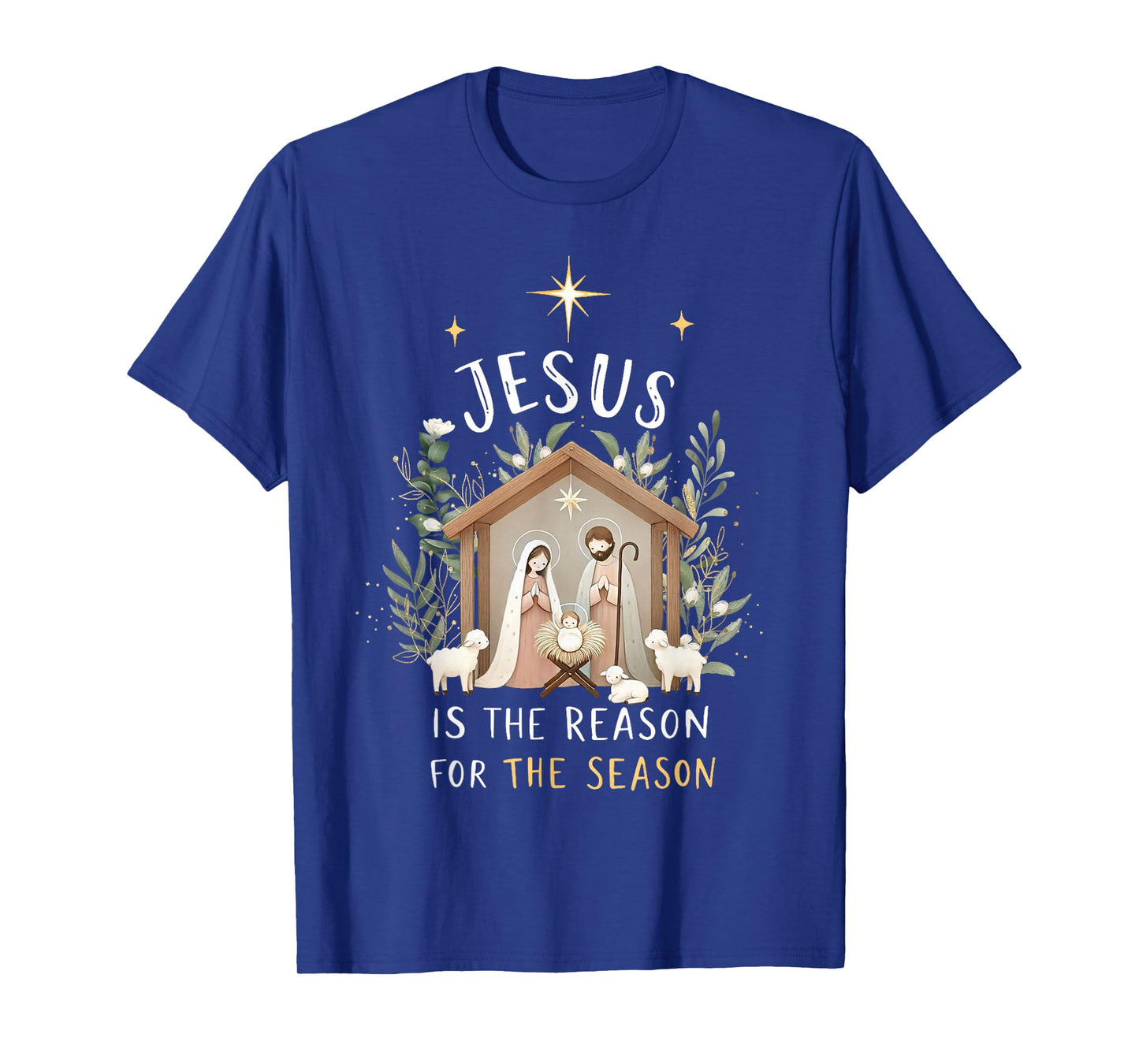 Jesus is The Reason for The Season Christmas Xmas Christian T-Shirt