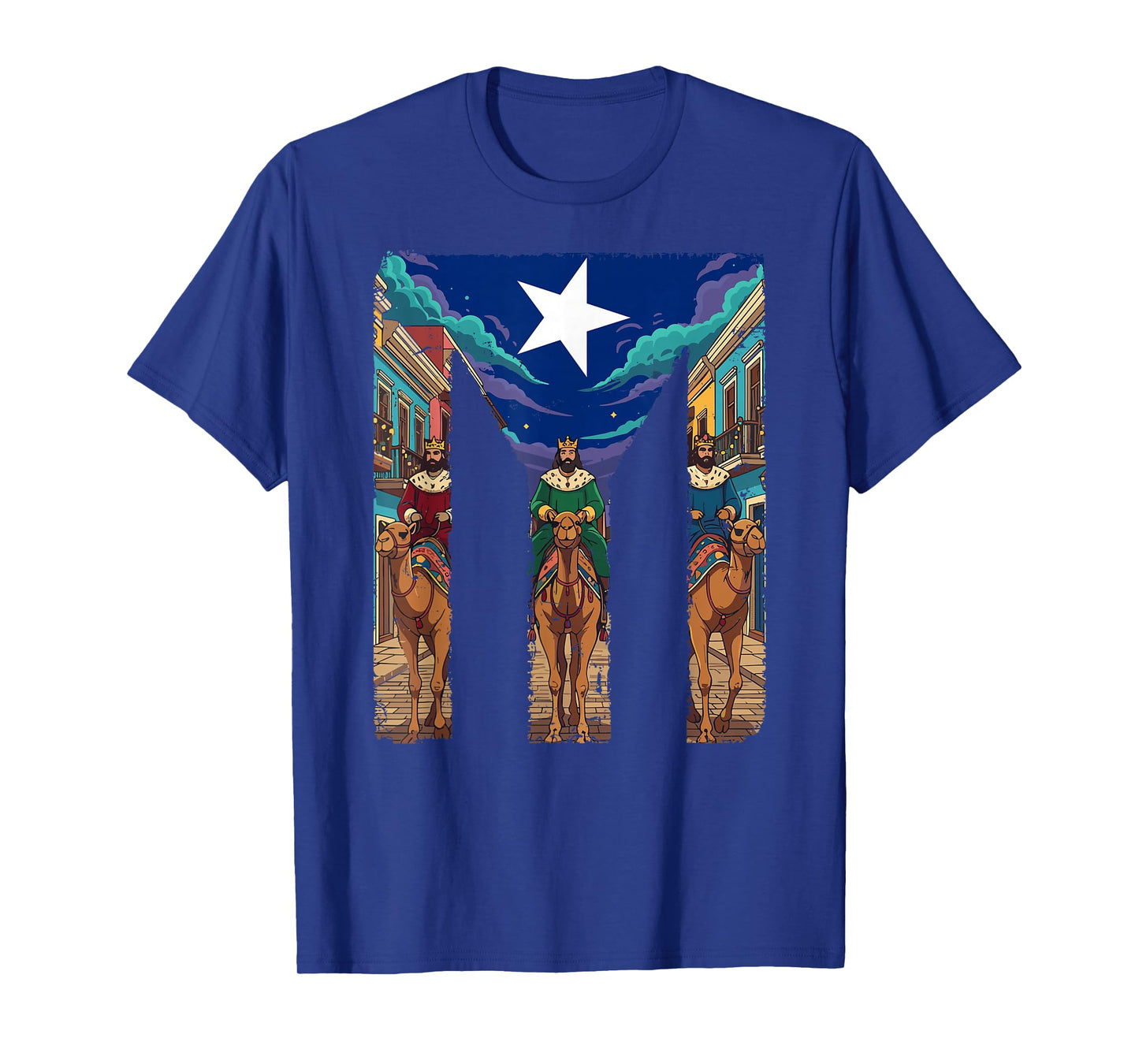 Three Kings Puerto Rican Flag Día de Reyes Magos Boricua T-Shirt