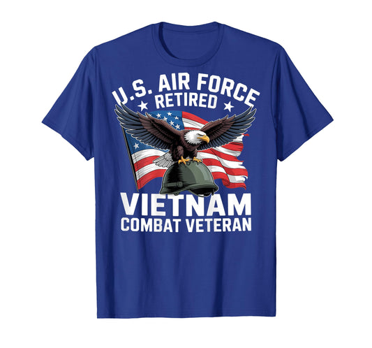 US Air Force Retired Vietnam Combat Veteran T-Shirt