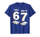Six Seven Meme 7 Year Old Birthday Shirt was 6 Now I'm 7 T-Shirt