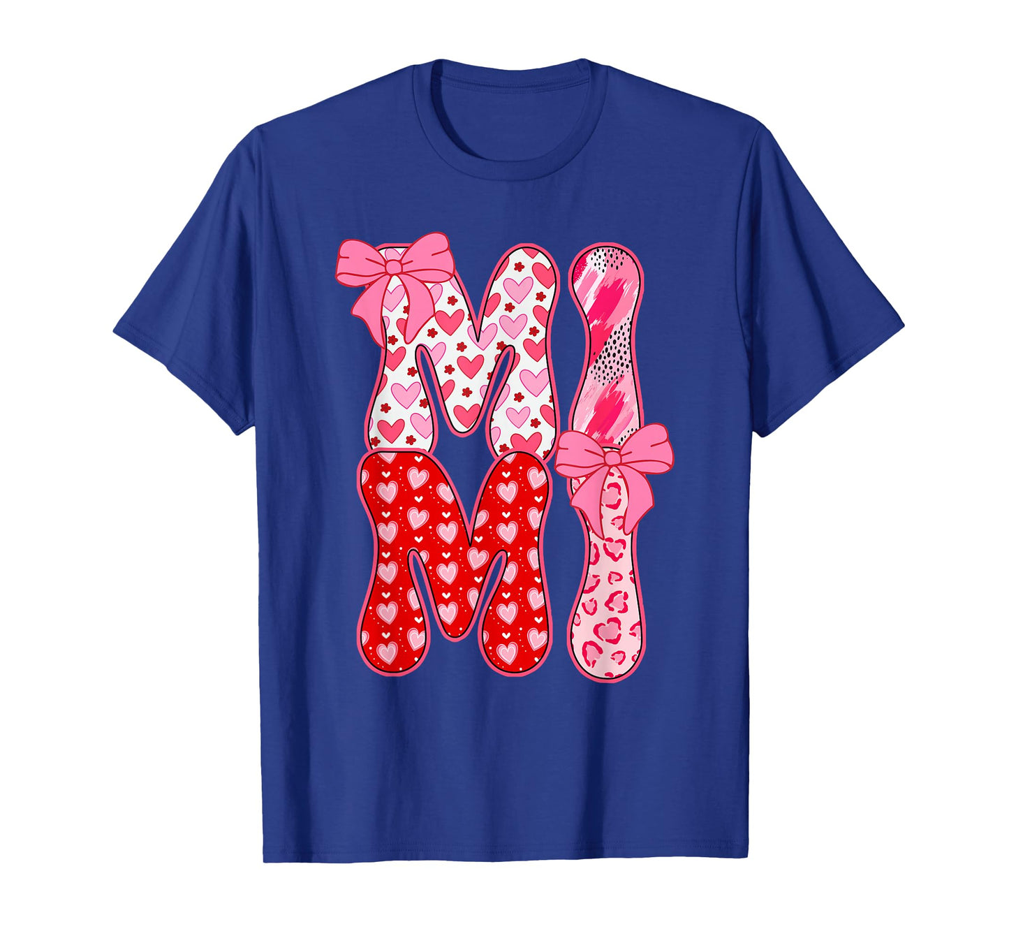 Mimi Coquette Bow Leopard Mimi Valentine Day Mother's Day T-Shirt