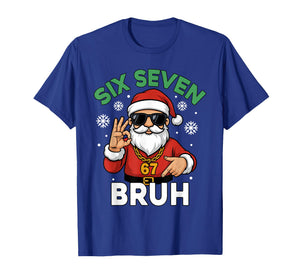 Six Seven 67 Christmas 6 7 Bruh Boys Kids 6-7 Meme Youth T-Shirt