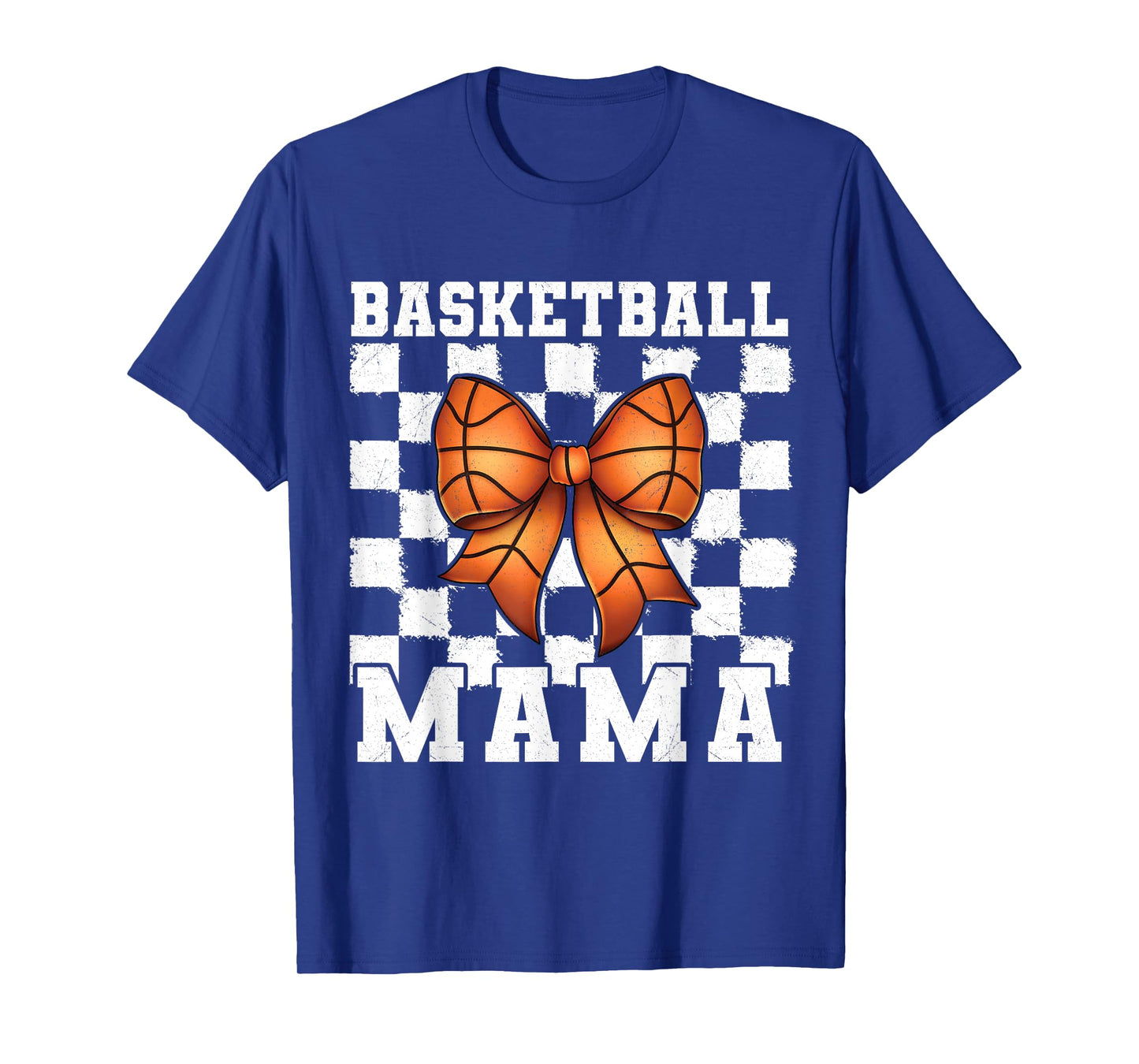 Basketball Mama Coquette Bow Game Day Funny Sports Lover Mom T-Shirt