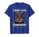Funny Saying Cats Tummy Ache Survivor Cat Meme T-Shirt