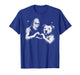 Staffordshire Bull Terrier Bigfoot Heart Hand Sign Dog Lover T-Shirt