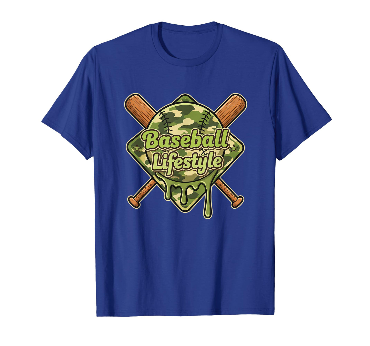 Baseball Drip, Youth Baseball Drip Camouflag T-Shirt