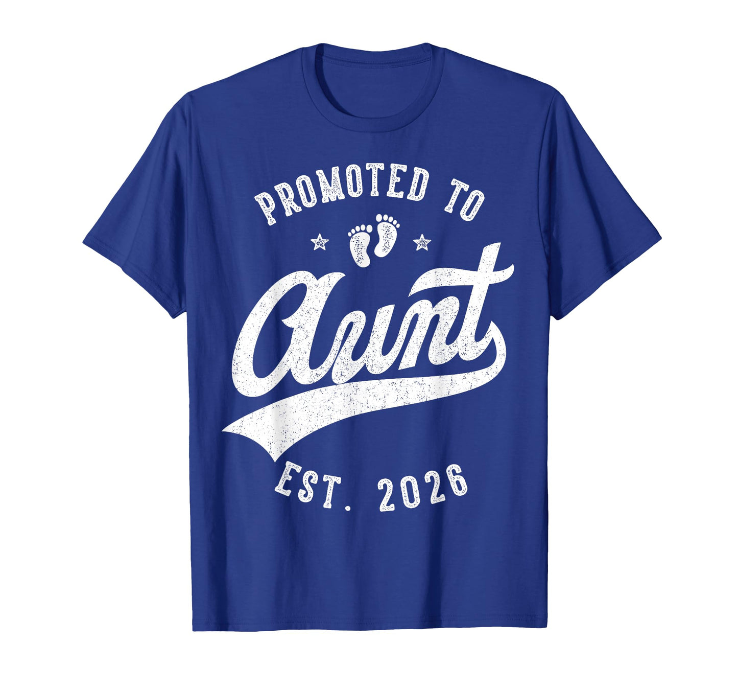 Promoted to Aunt 2026 Baby Announcement Family Matching T-Shirt