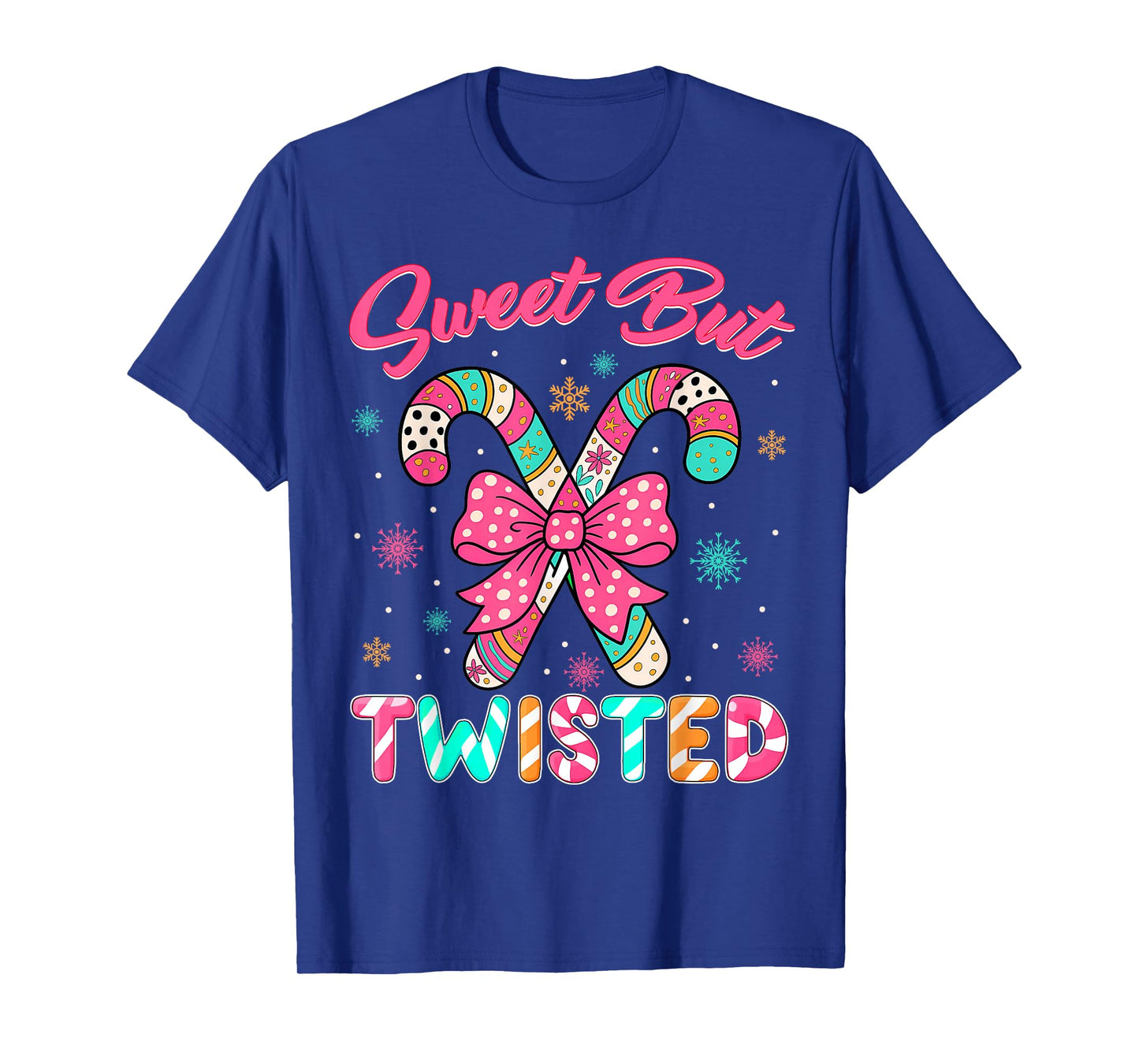 Sweet But Twisted Cute Xmas Candy Cane Christmas T-Shirt