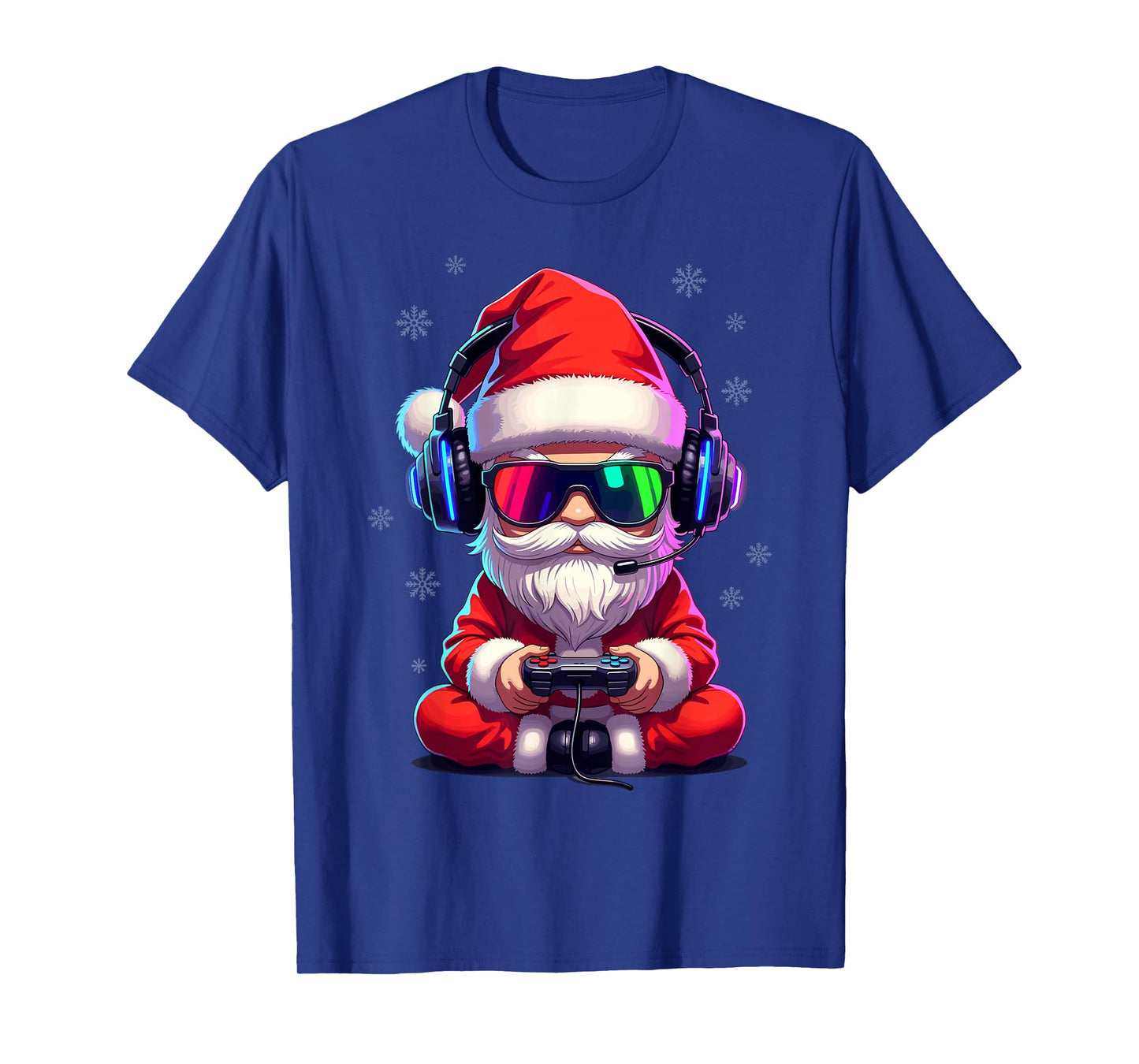 Santa Gaming Christmas Video Game Boys Holiday Gamer T-Shirt