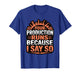 Funny Your Production Runs Because I Say So Millwright Power T-Shirt