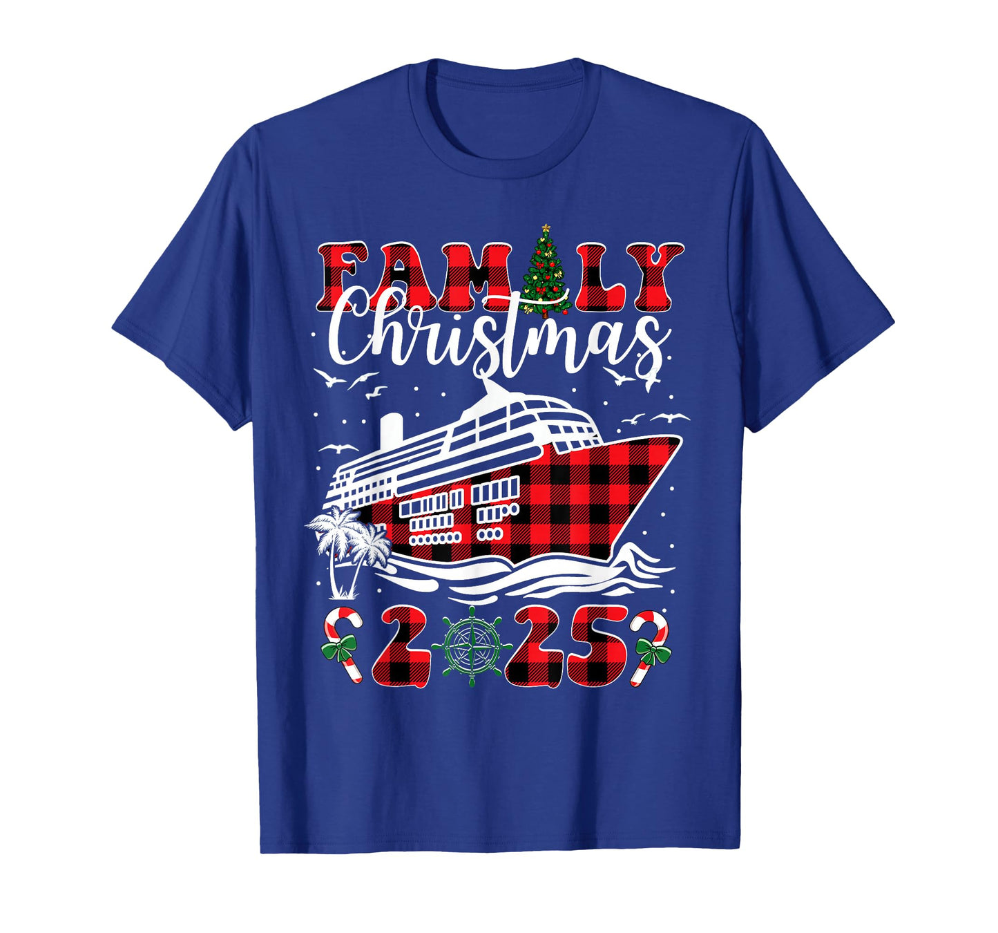 Family Christmas Cruise 2025 Matching Family Cruise Holiday T-Shirt
