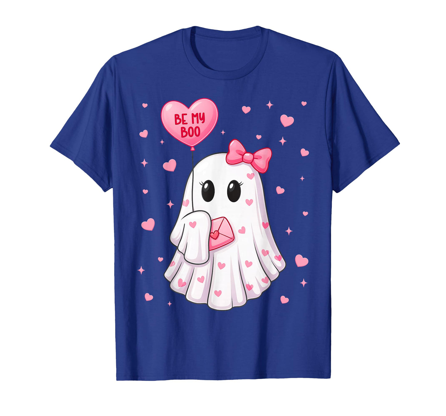 Bee My Boo Heart Boo Ghost Valentine Outfit Women Girl Kid T-Shirt