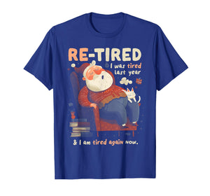 Re-Tired Santa Definition Funny T-Shirt