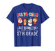 Groovy All is Calm Just Kidding This is 5th Grade Teacher T-Shirt