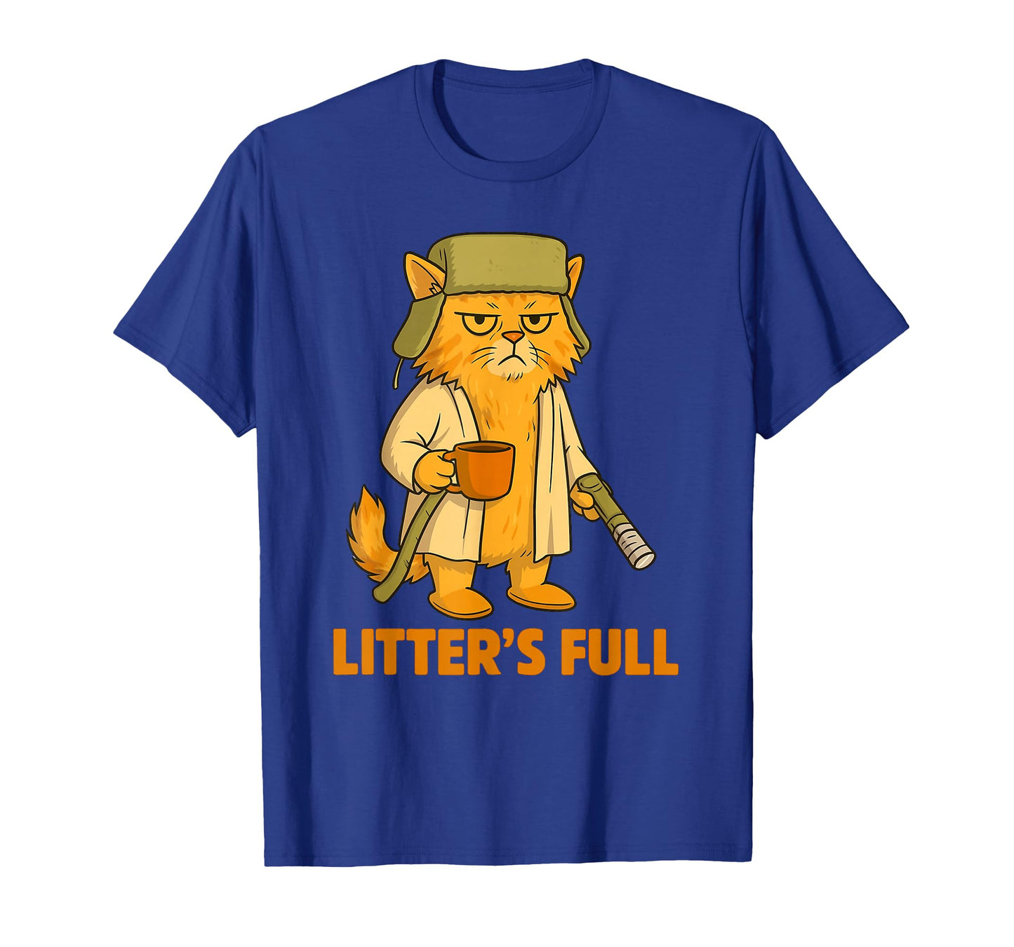 Litter's Full Christmas Cat, Funny Christmas Kitty Vacation T-Shirt