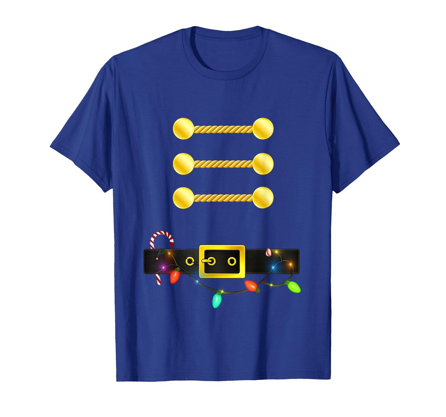 Nutcracker Costume Uniform Lights Matching Toy Soldier T-Shirt