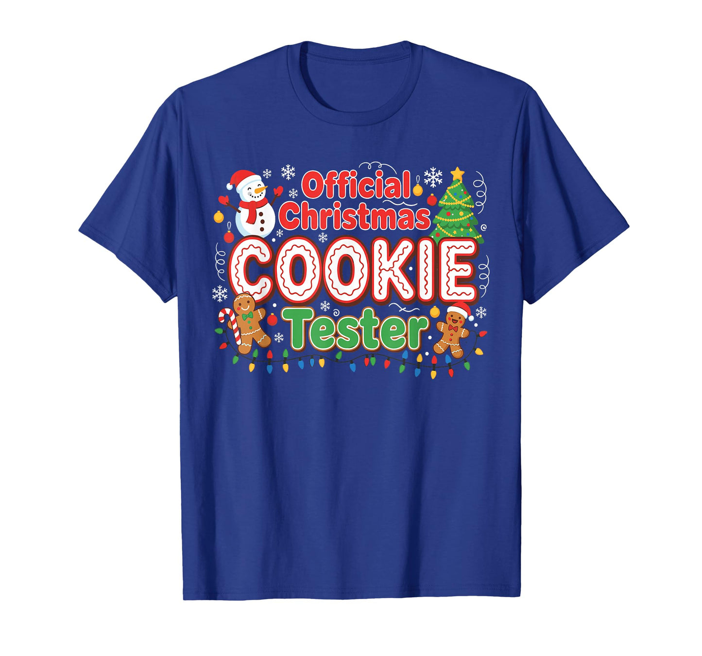 Official Christmas Cookie Tester Taster Baking Toddler Kids T-Shirt