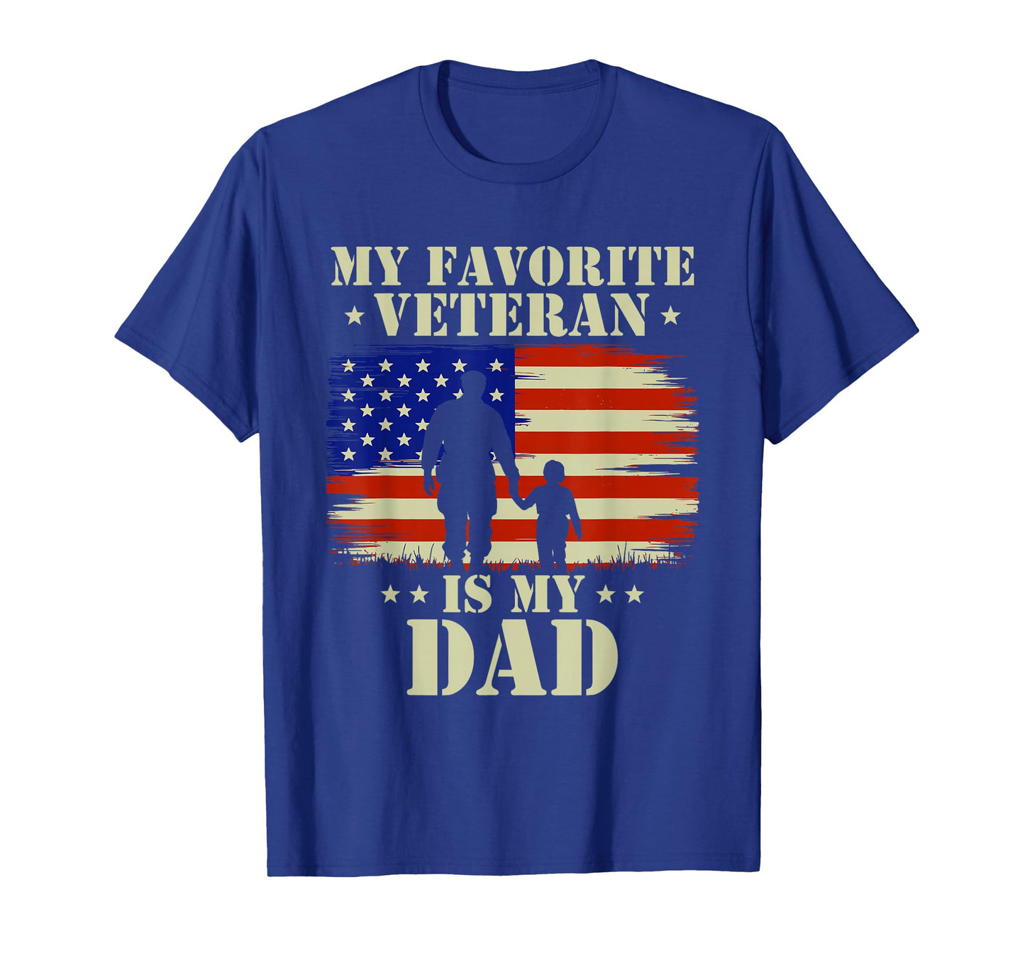 Father Veterans Day My Favorite Veteran is My Dad Proud Kids T-Shirt