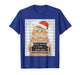On The Naughty List and I Regret Nothing Cat Christmas Kids T-Shirt