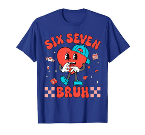 Six Seven 67 Meme Cool Valentine’s for Teens Boys Girls Kids T-Shirt