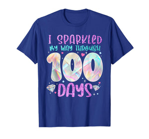 Funny 100 Days of School Teacher Student Kids 100th Day T-Shirt
