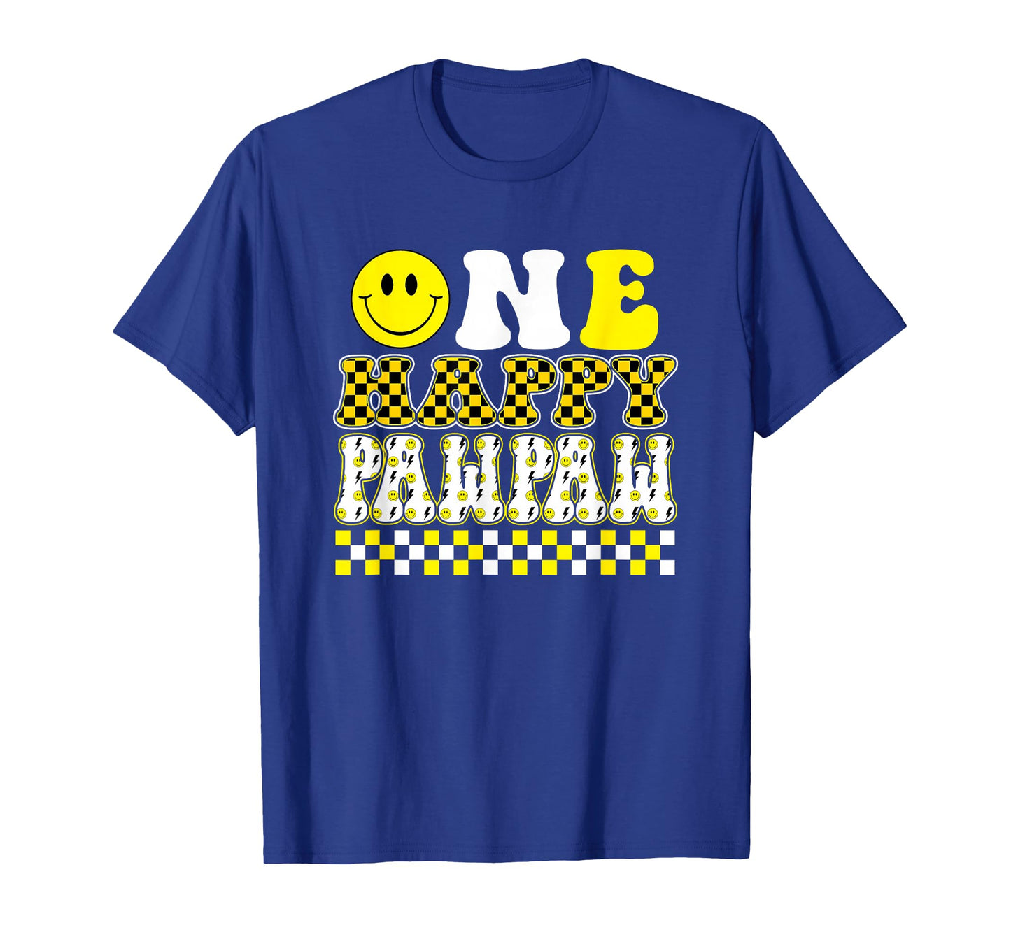 One Happy Dude Pawpaw 1st Birthday Family Matching T-Shirt