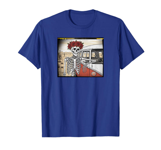 Music Hang It Up and See What Tomorrow Brings Meme Skeleton T-Shirt
