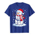 Funny Christmas Volleyball Snowman Xmas Sport Men Boys T-Shirt