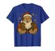 Funny 67 Christmas Santa Claus Hands Six Seven Meme Numbers T-Shirt
