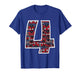 Kids 4th Birthday 4 Firetrucks Firefighter Fireman Bday Boys Kids T-Shirt