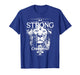 Be Strong and Courteous Christian Jesus Faith Bible Verse T-Shirt