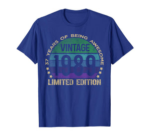 37 Year Old Gifts Vintage 1989 Limited Edition 37th Birthday T-Shirt