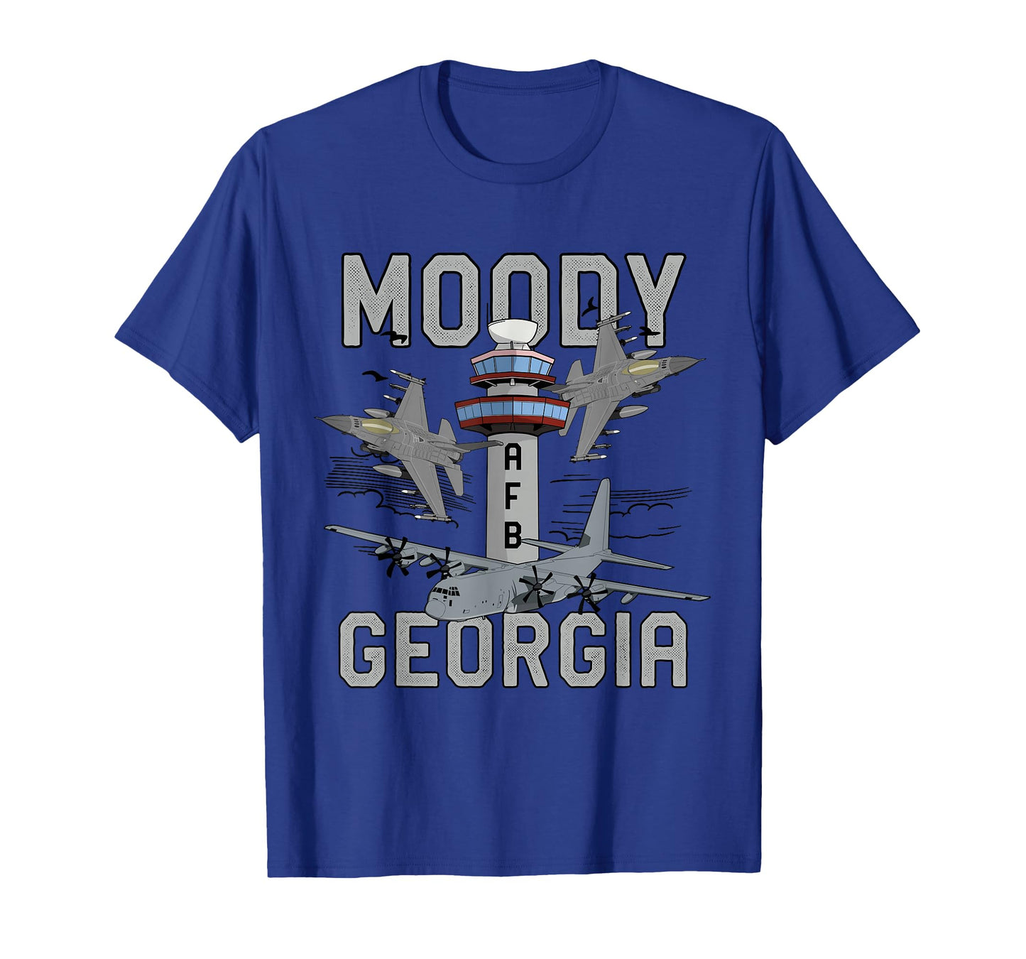 Moody AFB Georgia Air Force Base Fighter Jets Vintage Tee T-Shirt