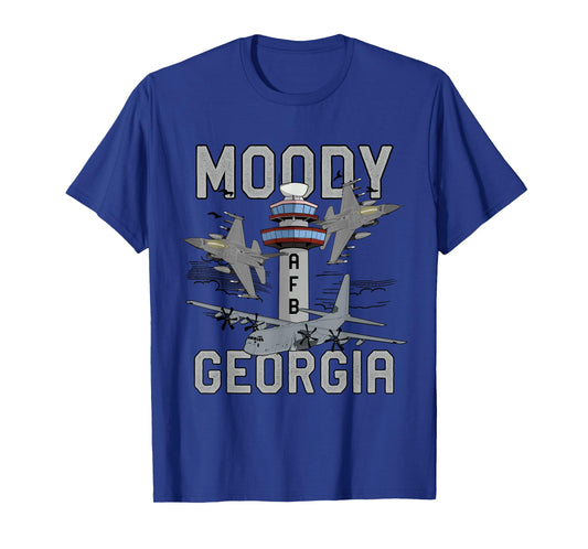 Moody AFB Georgia Air Force Base Fighter Jets Vintage Tee T-Shirt